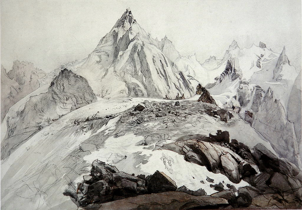 L'Aiguille Blaitière, 1856